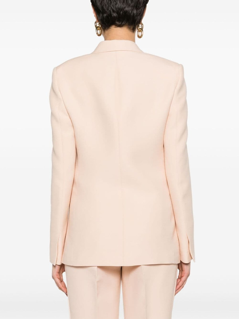 double-breasted wool-blend blazer 4