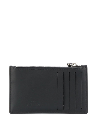 Valentino VLTN logo-print zipped cardholder outlook