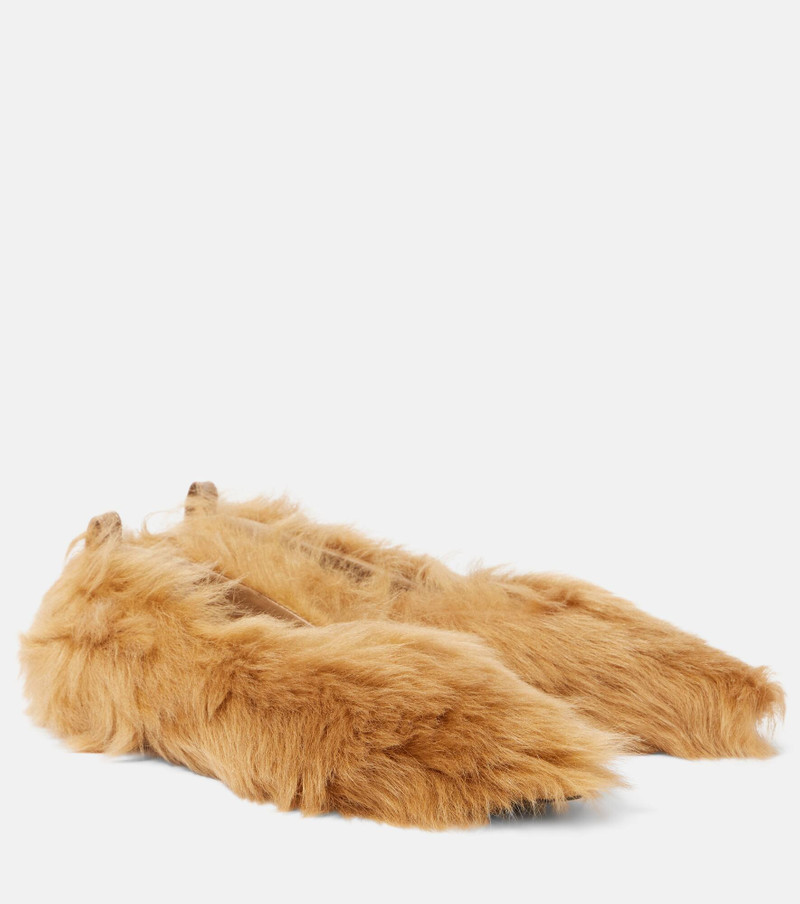 Eva shearling ballet flats 1