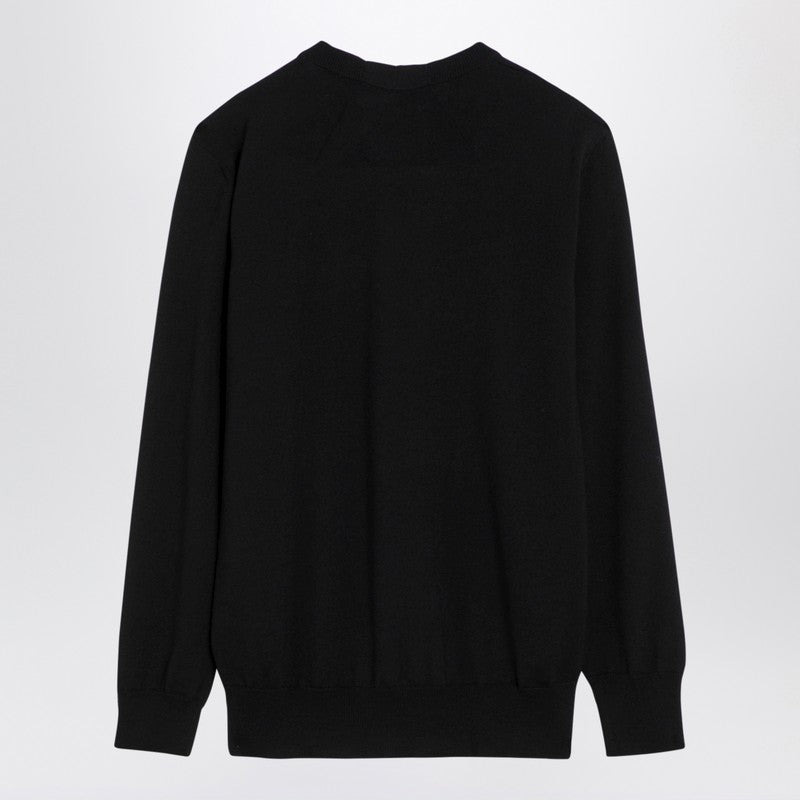 Jil Sander Black Wool Crew-Neck Sweater Women - 2
