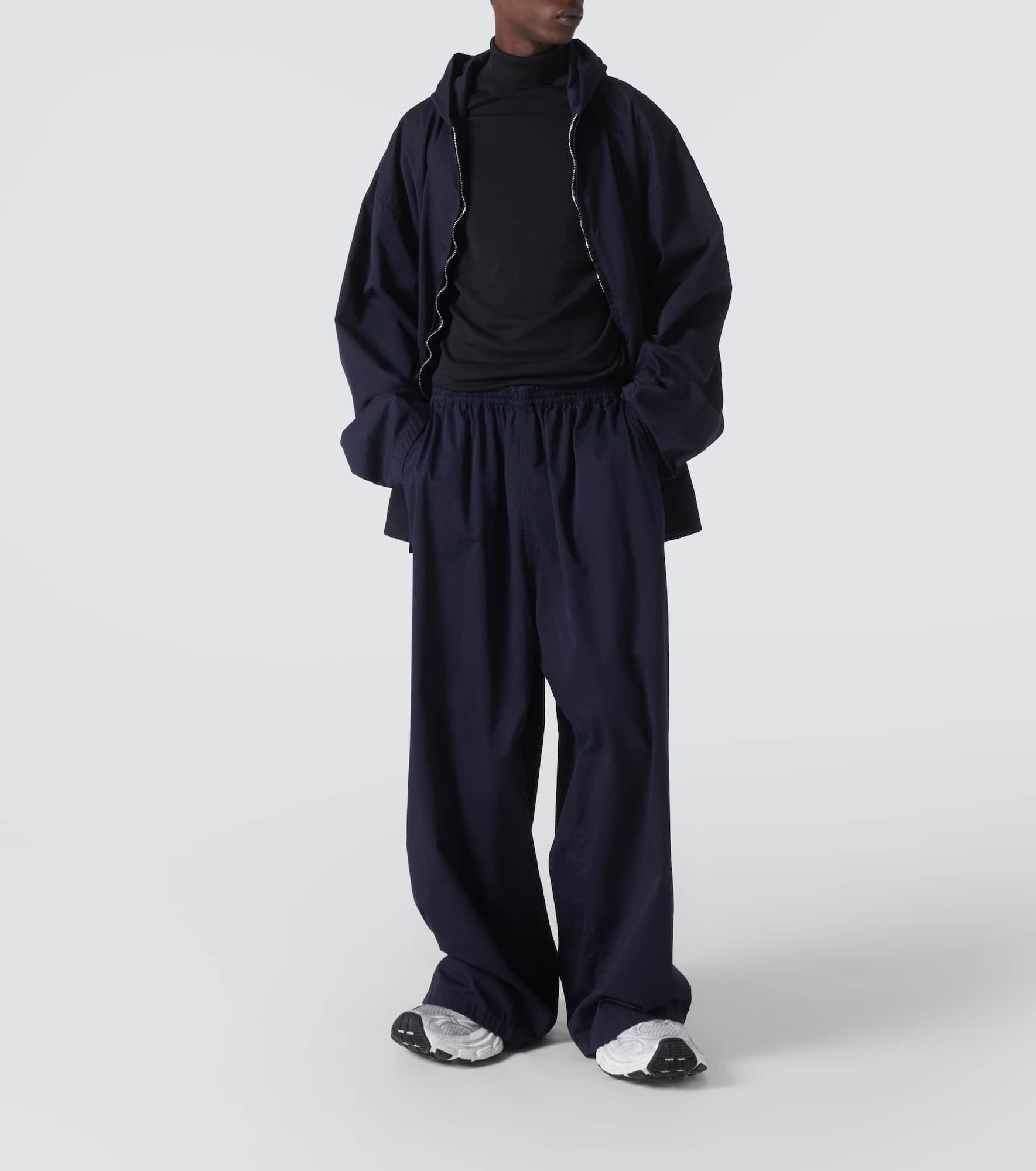 Cotton wide-leg pants - 2