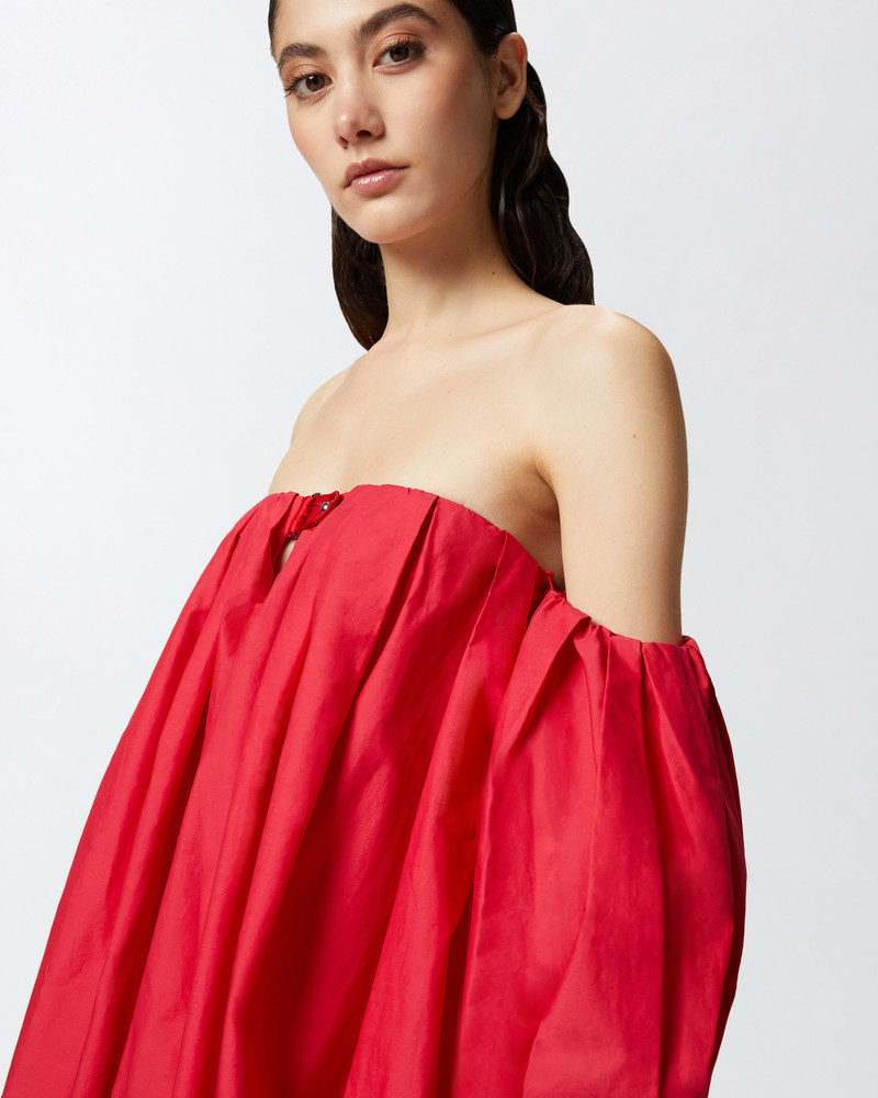 POPLIN BALLOON MINI DRESS 5