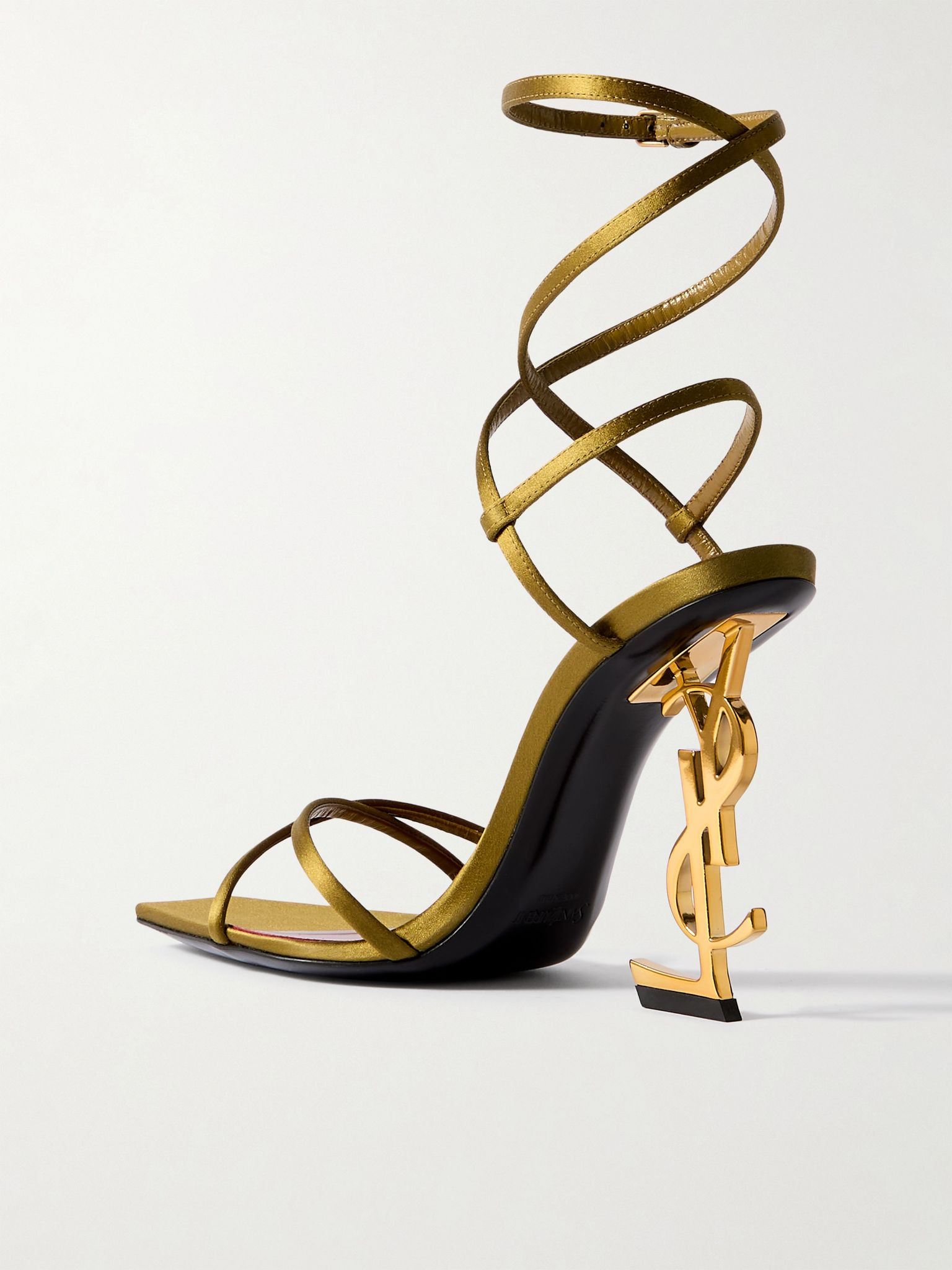 Opyum satin sandals Gold - 3