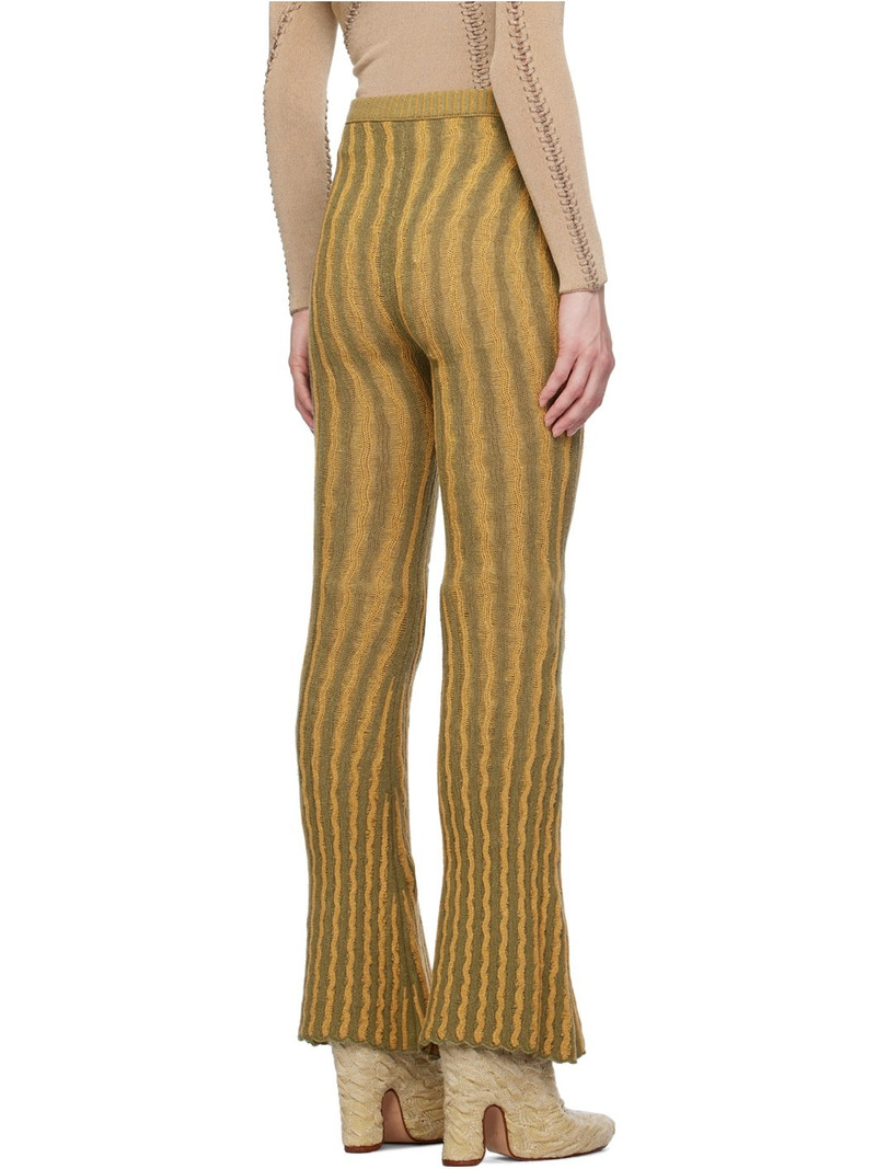 SSENSE Exclusive Green & Orange Lounge Pants 3