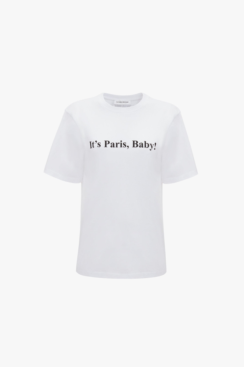 IT의 패리스, BABY! 흰색 티셔츠 1