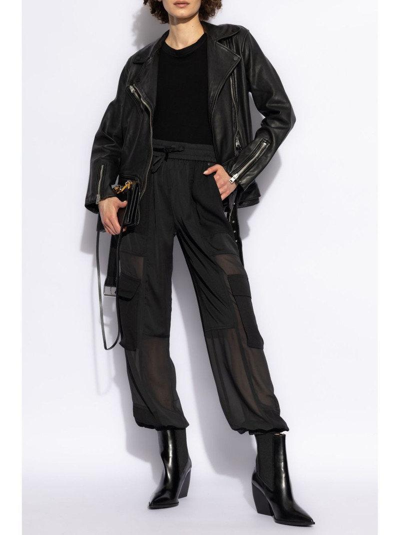 ALLSAINTS Billie leather biker jacket outlook