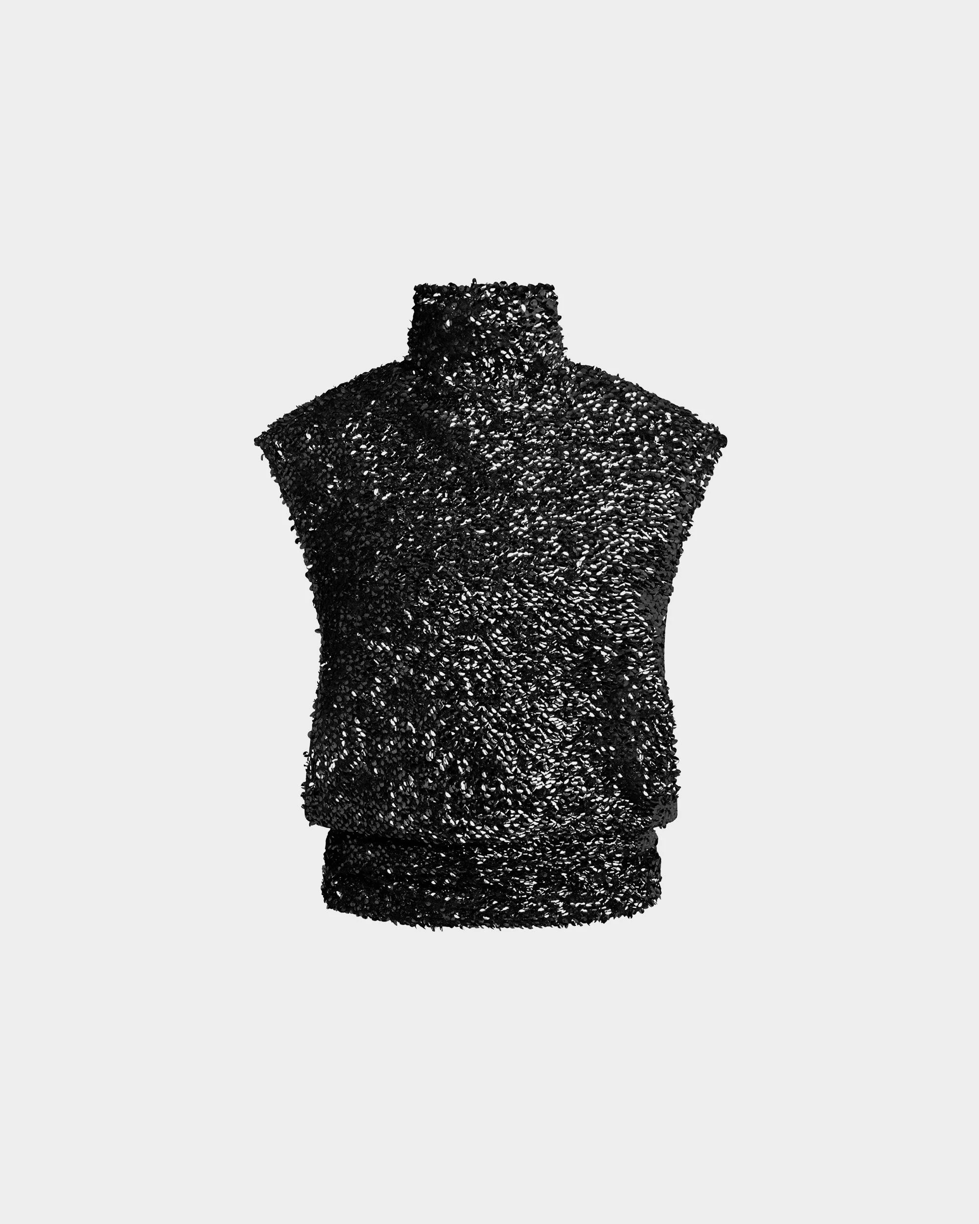 OVICA TOP IN TEXTURED SEQUIN - 1
