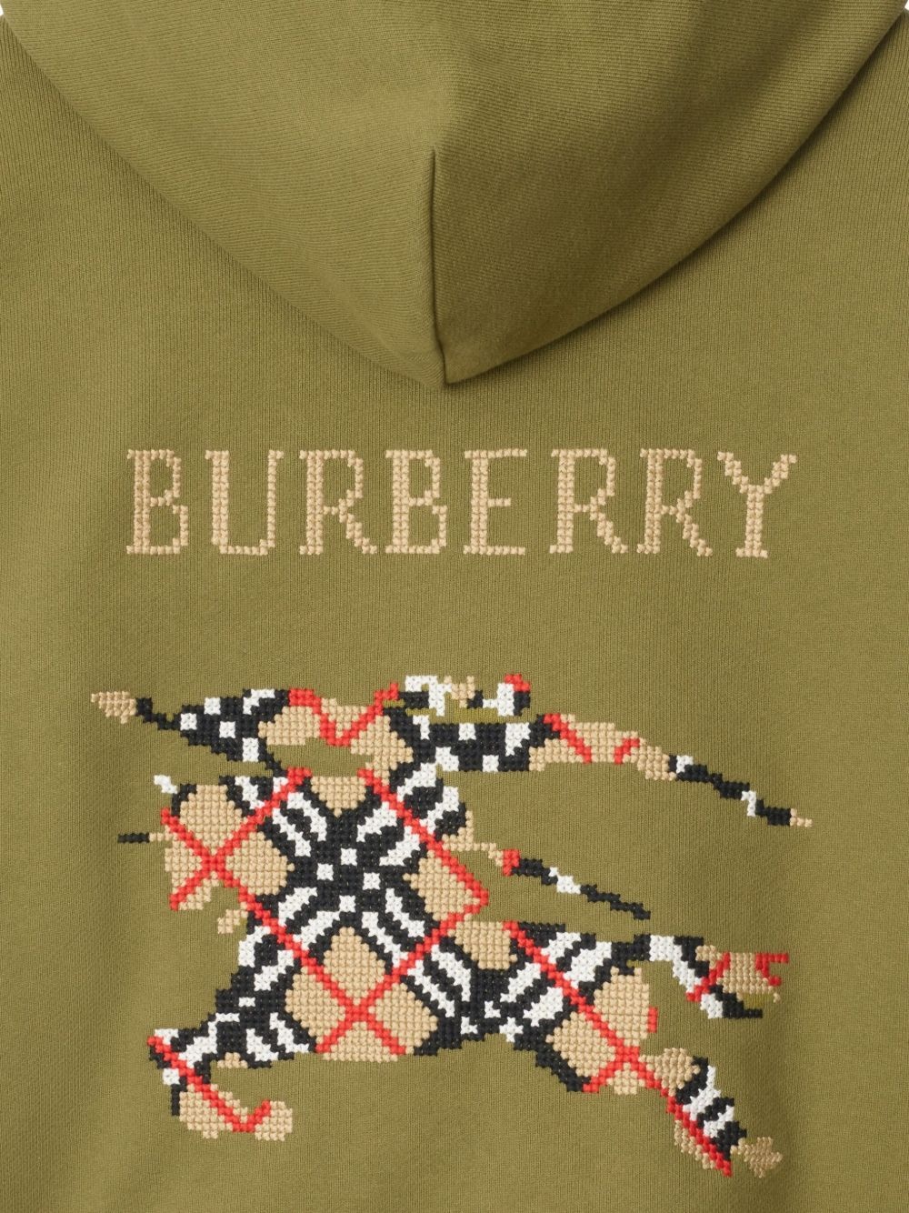 Cross Stitch EKD​ cotton hoodie - 2