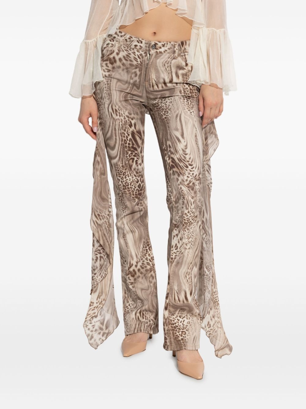 printed jeans - 3