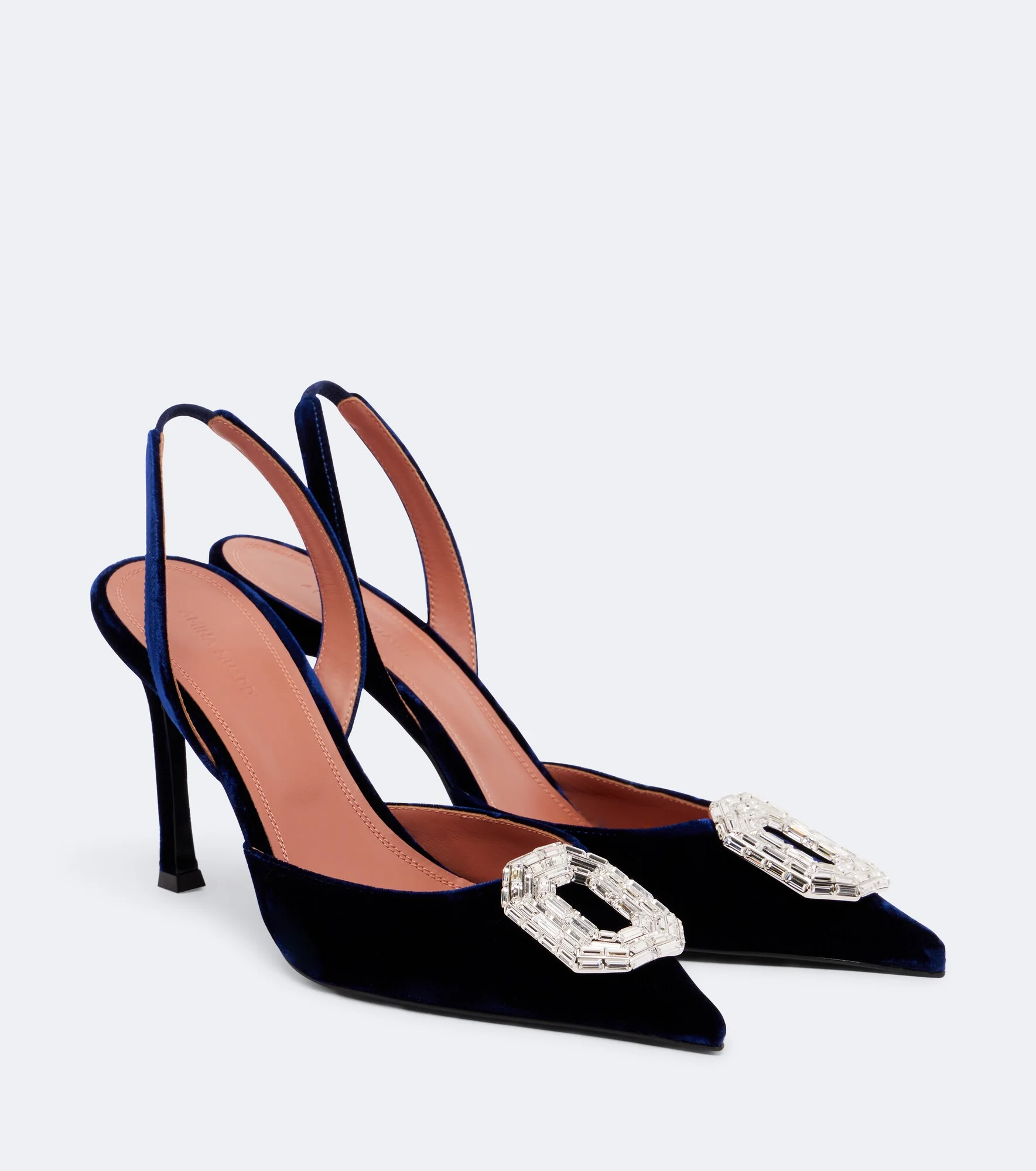 Camelia crystal-embellished slingback pumps - 1