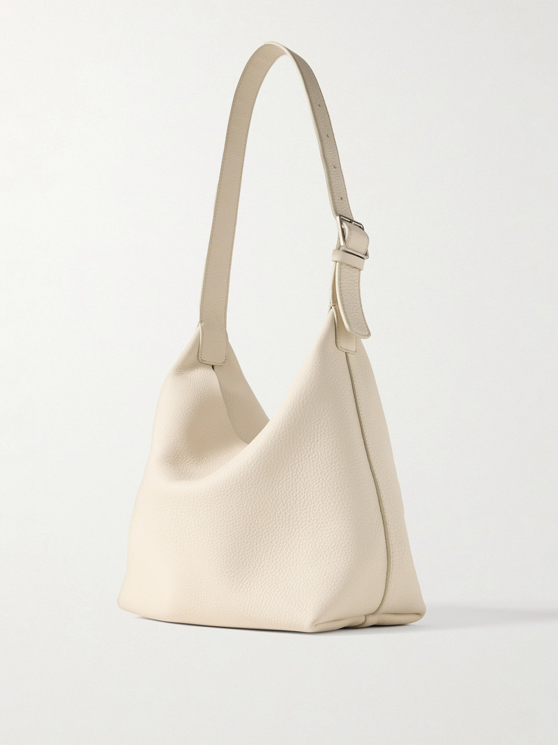 Isa Textured-leather Shoulder Bag 3