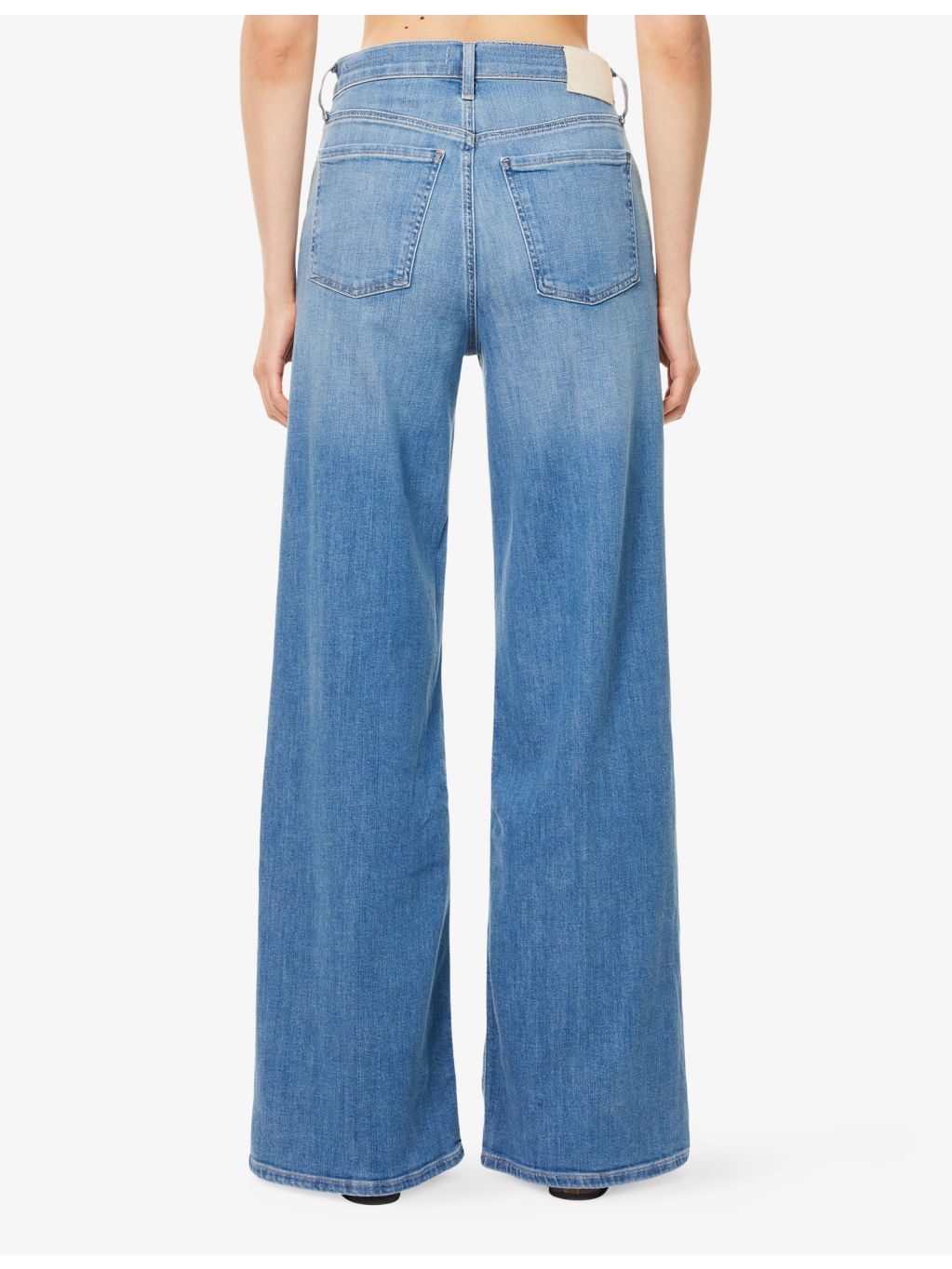 Lyra Wide-Leg Cropped Denim Jeans - 4