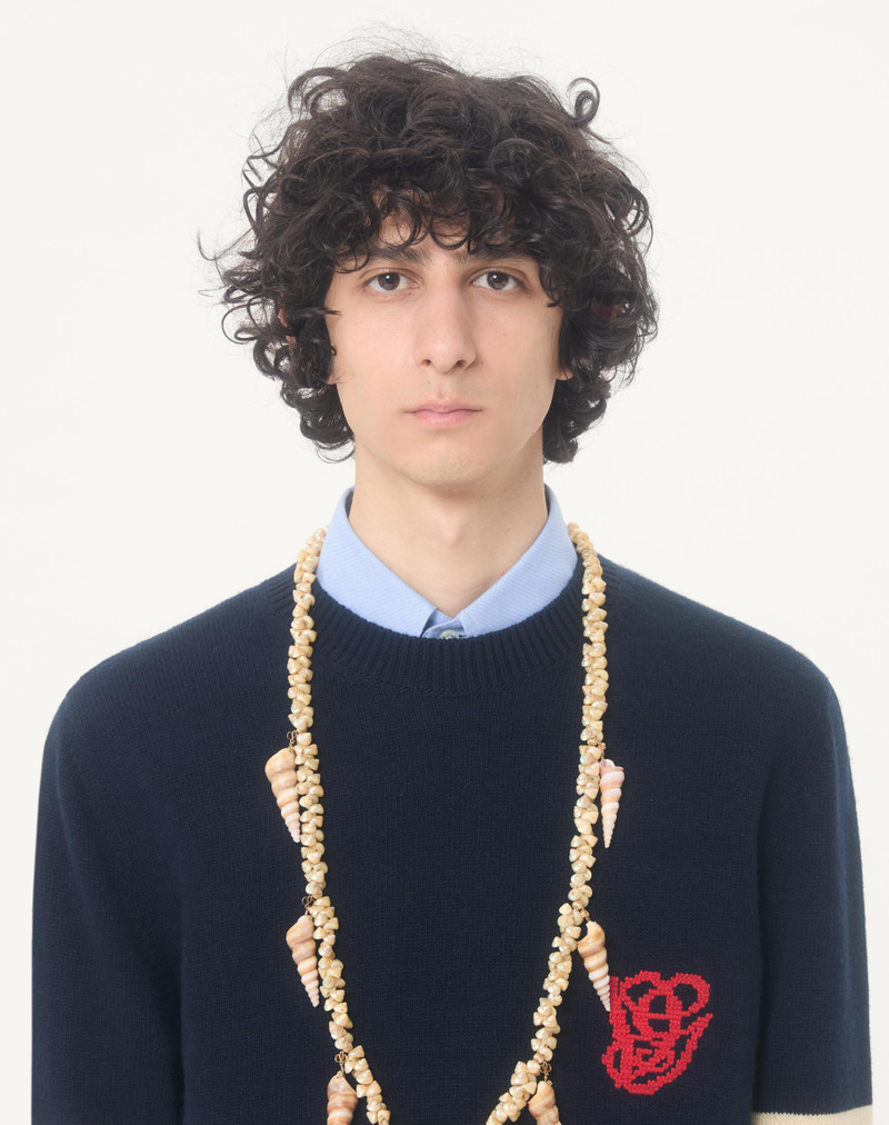 VALENTINO WOOL SWEATER WITH VG EMBROIDERY 3