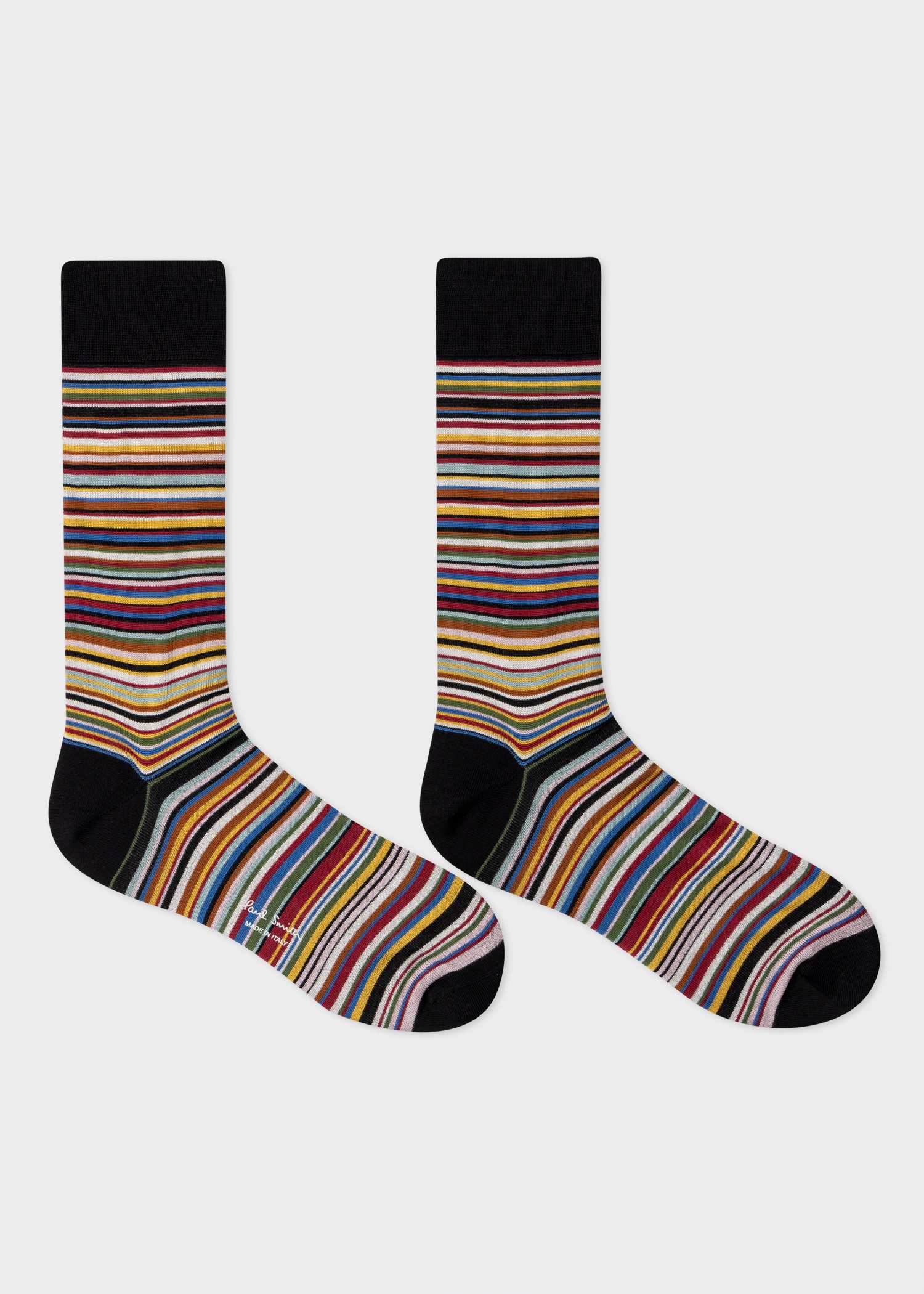 Silk-Blend 'Signature Stripe' Socks - 2