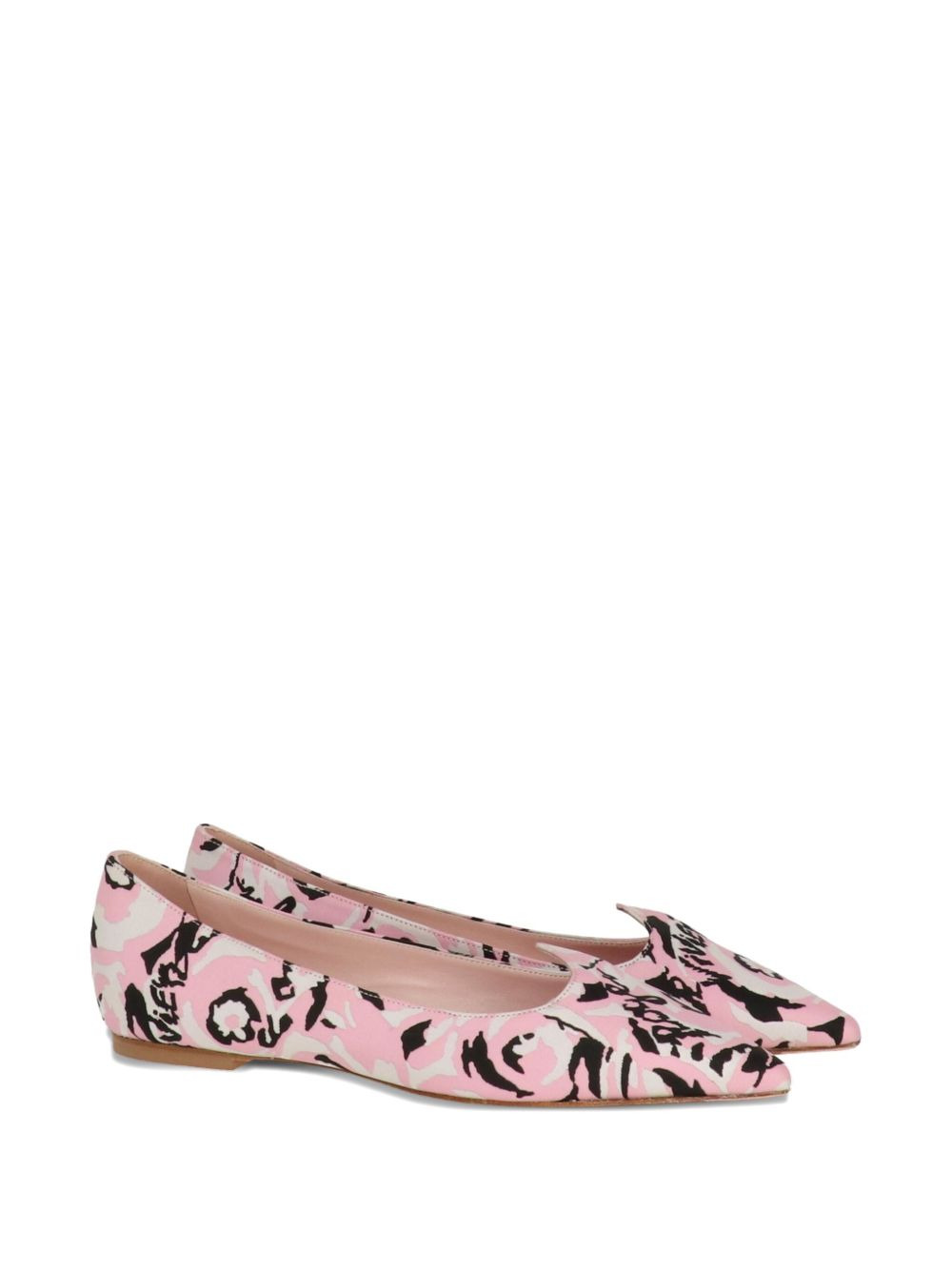 leather flat pumps - 2