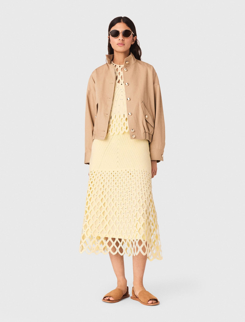 maje Crochet skirt with removable lining outlook