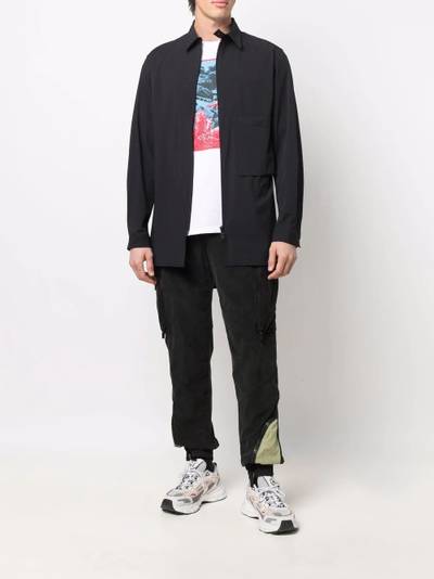 Y-3 zipped long-sleeve shirt outlook