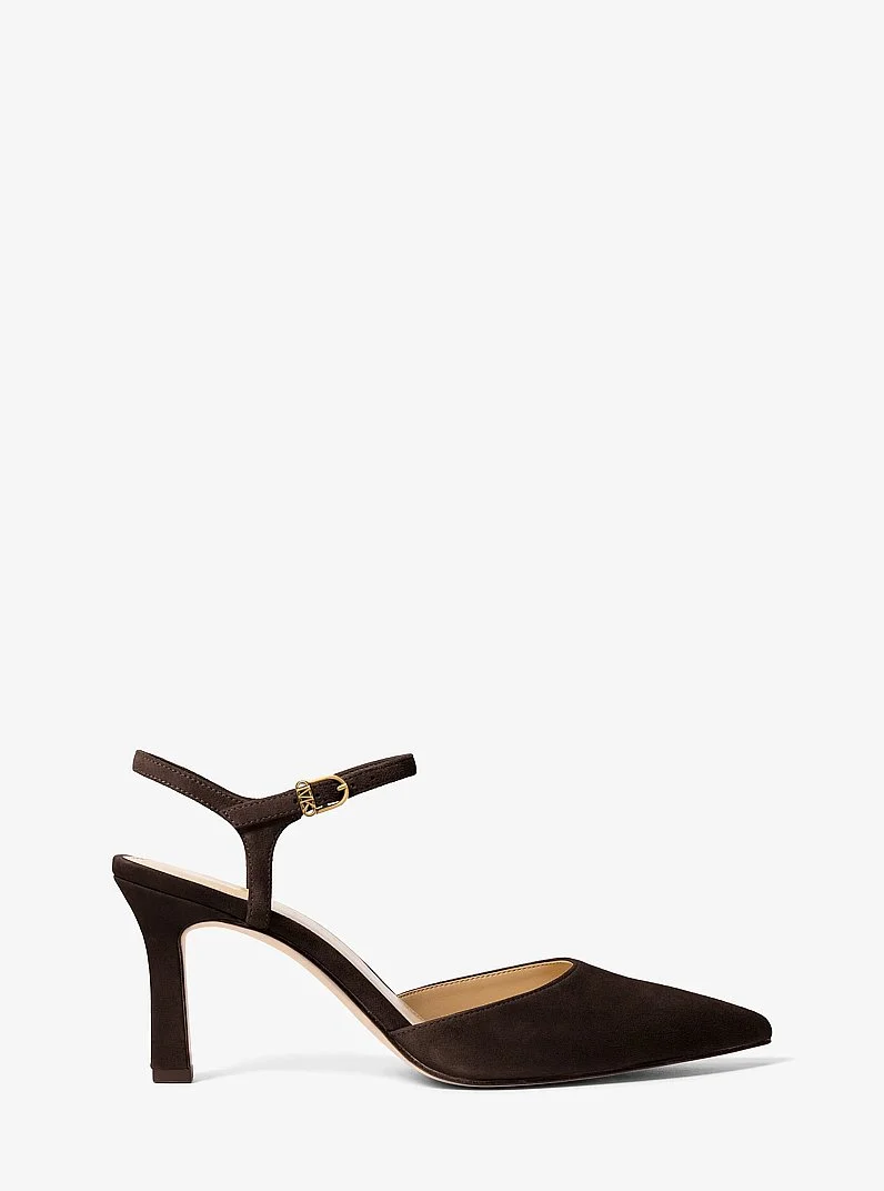 Amara Suede Slingback Pump - 1