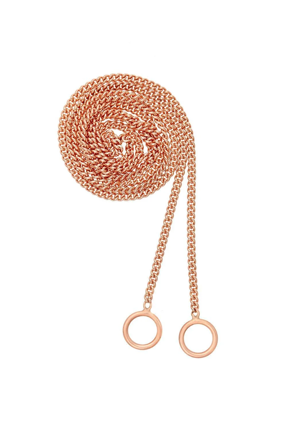 Not So Heavy Curb Chain - Rose Gold - 16in - 1