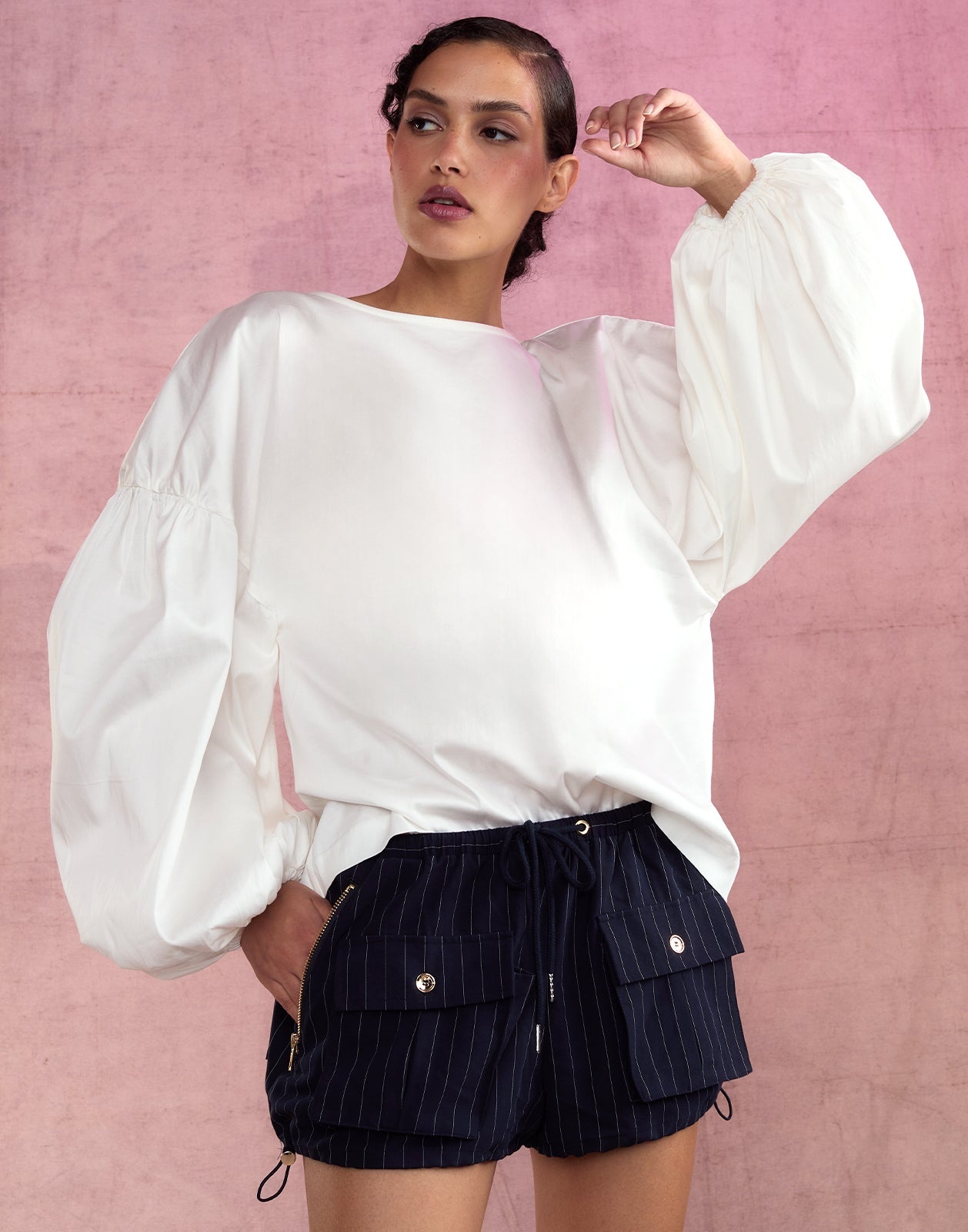 Geneva Cotton Blouse - 1