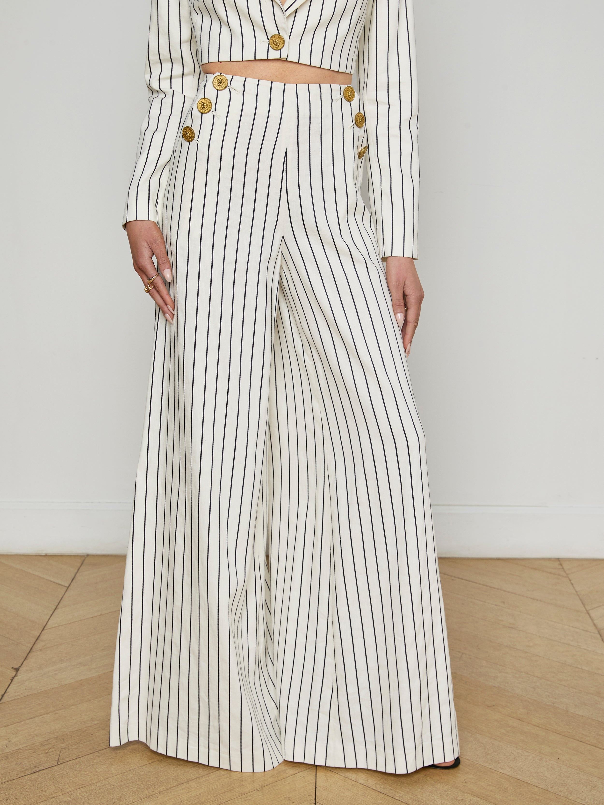 Kingston Striped Wide-Leg Pant - 3