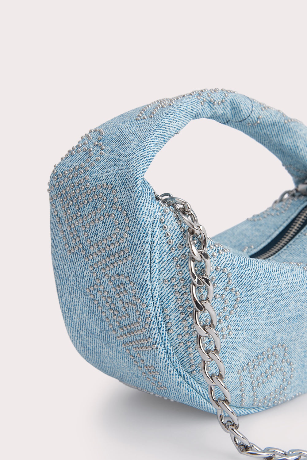 Baby Cush Denim Stud Leather - 6