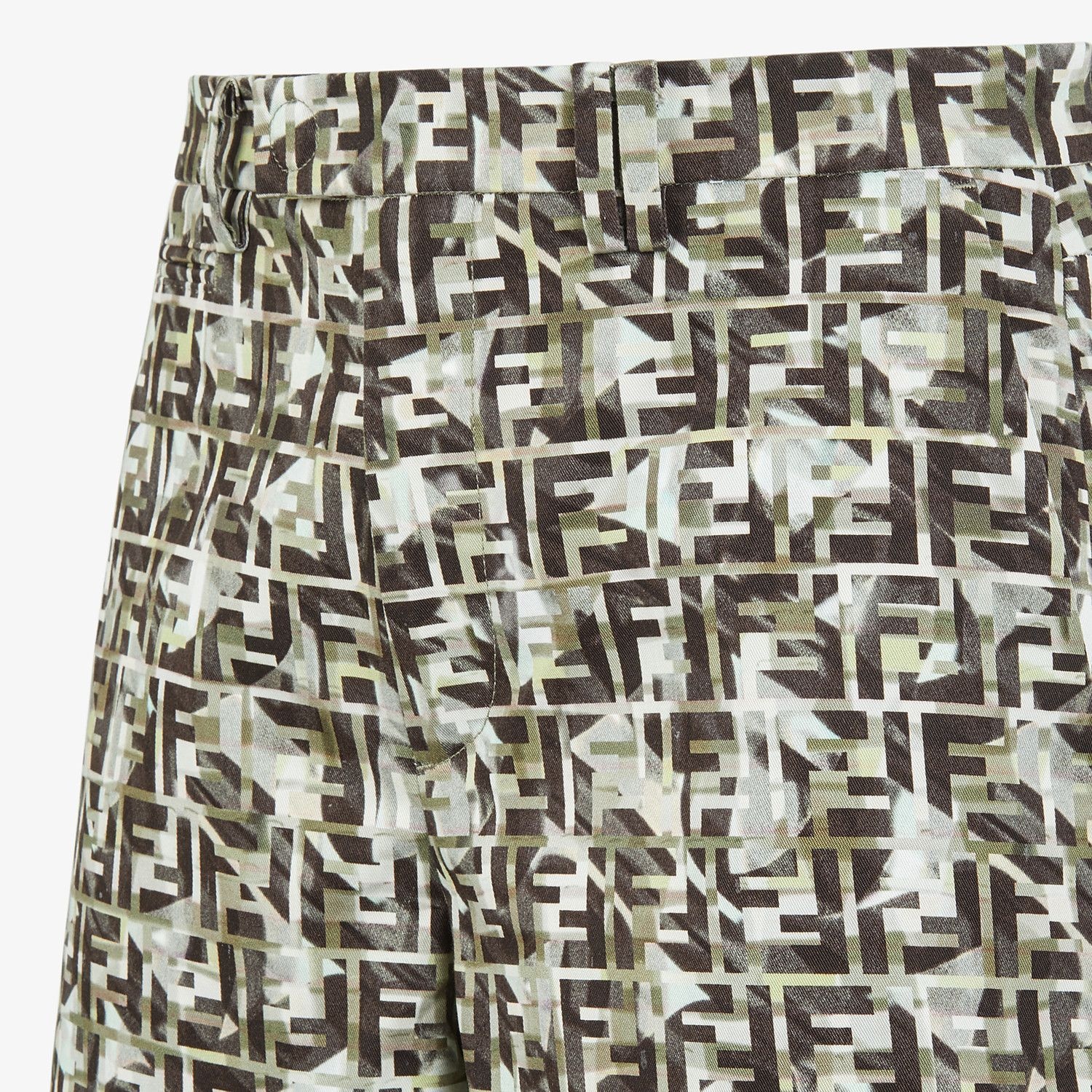 Multicolor cotton Bermudas - 3