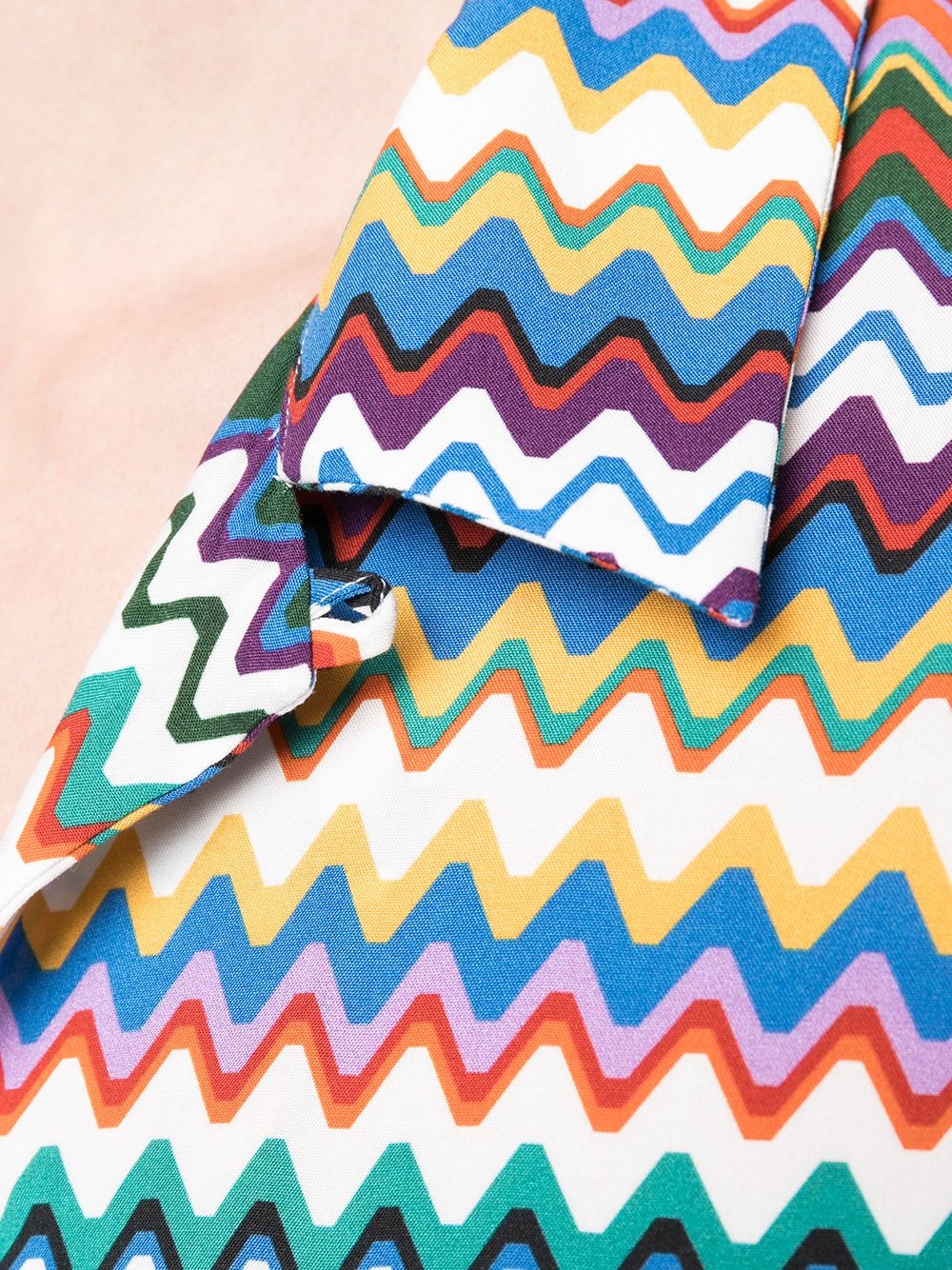 zigzag print shirt - 5