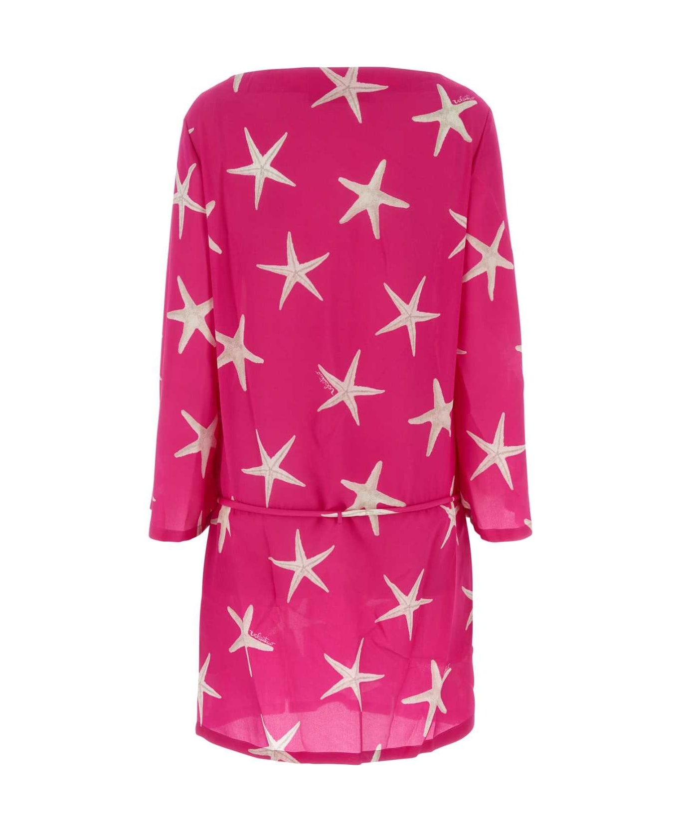 ワンピース VALENTINO PRINTED CREPE VALENTINO GARAVANI ESCAPE MINI DRESS Valentino Printed Crepe Valentino Garavani Escape Mini Dress