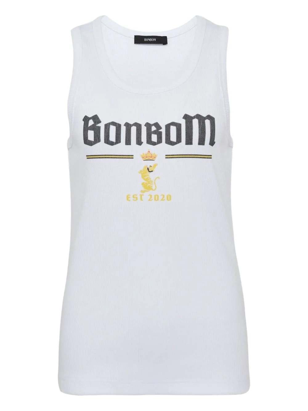 logo-print tank top - 1