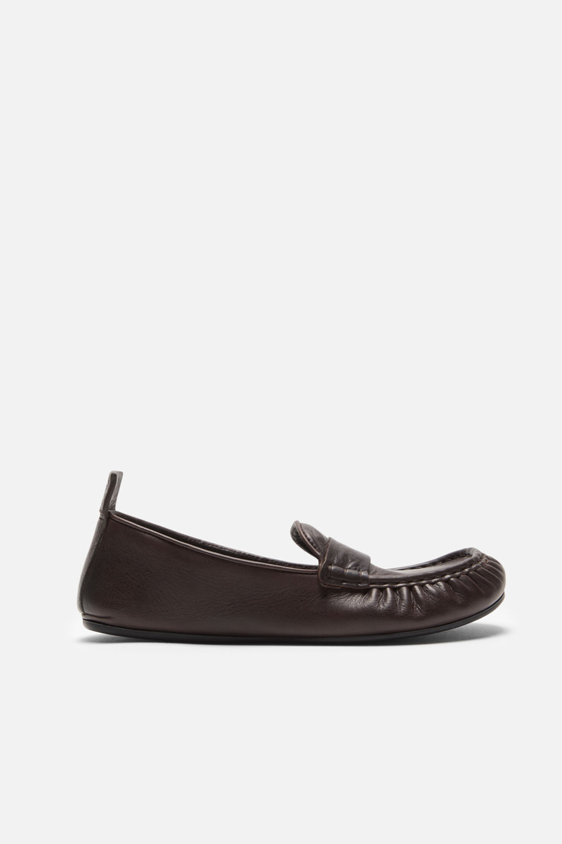 Leather loafers - Dark brown 1
