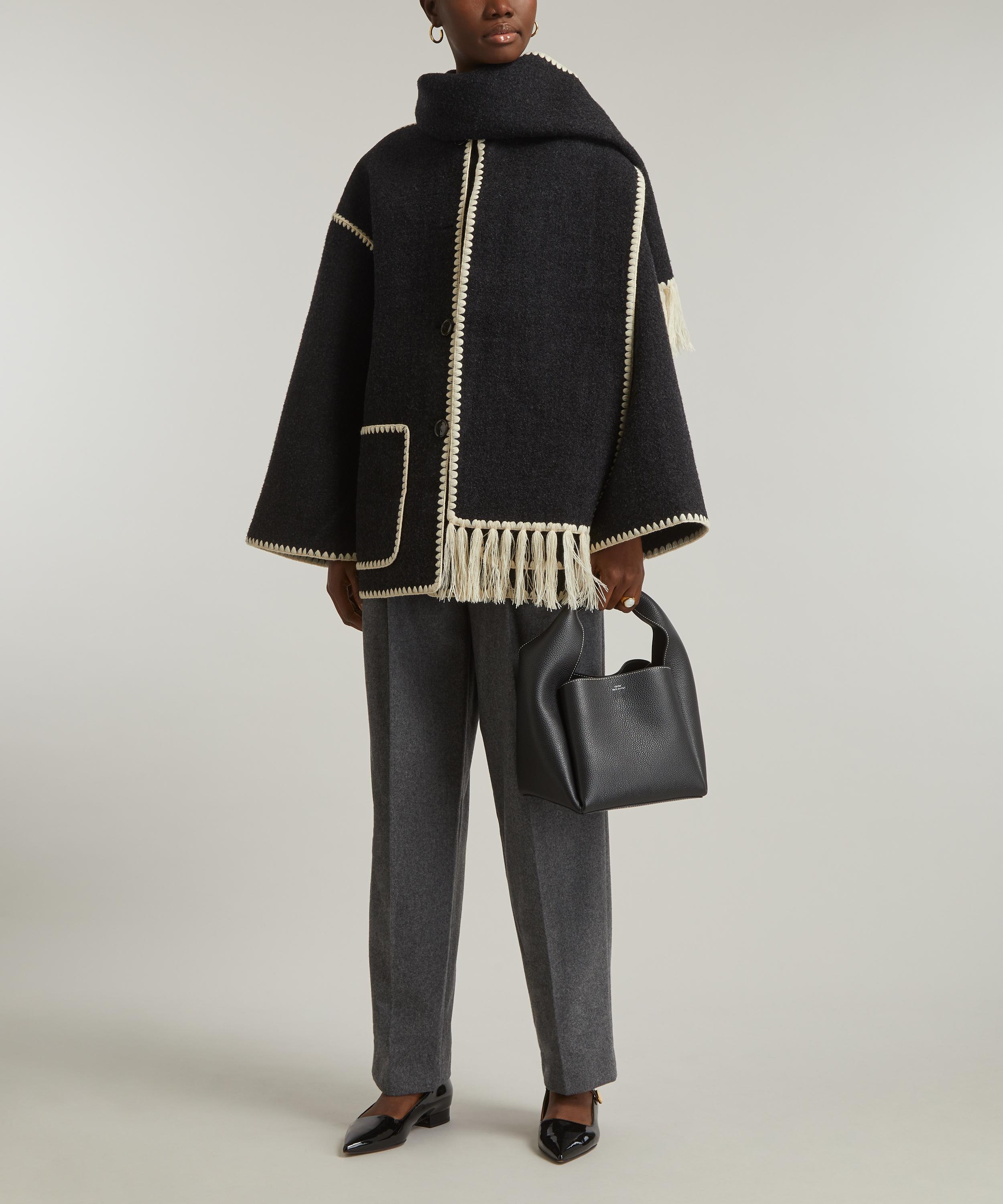 Embroidered Scarf Jacket - 2