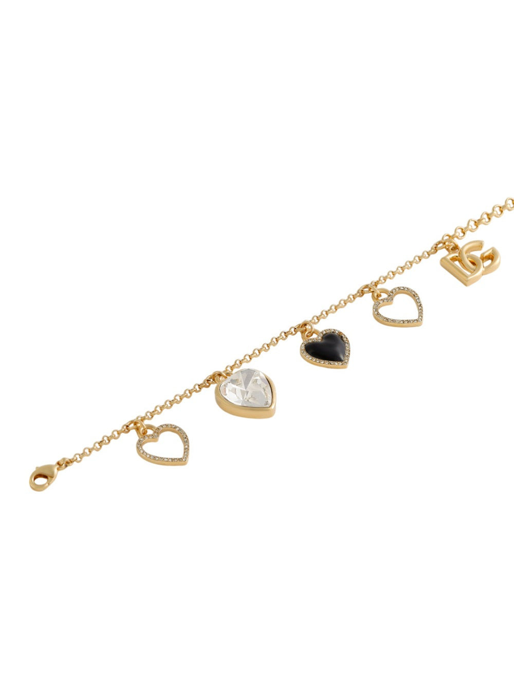 Dolce & Gabbana Women Italian Tailored Bracelet With Heart-Shaped Charms - 2