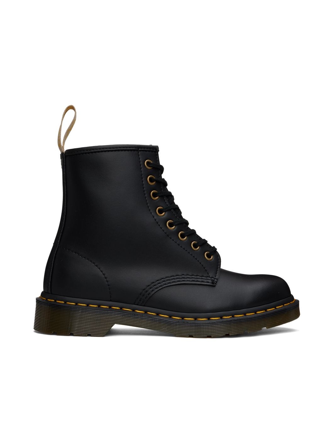 Black Vegan 1460 Boots - 1