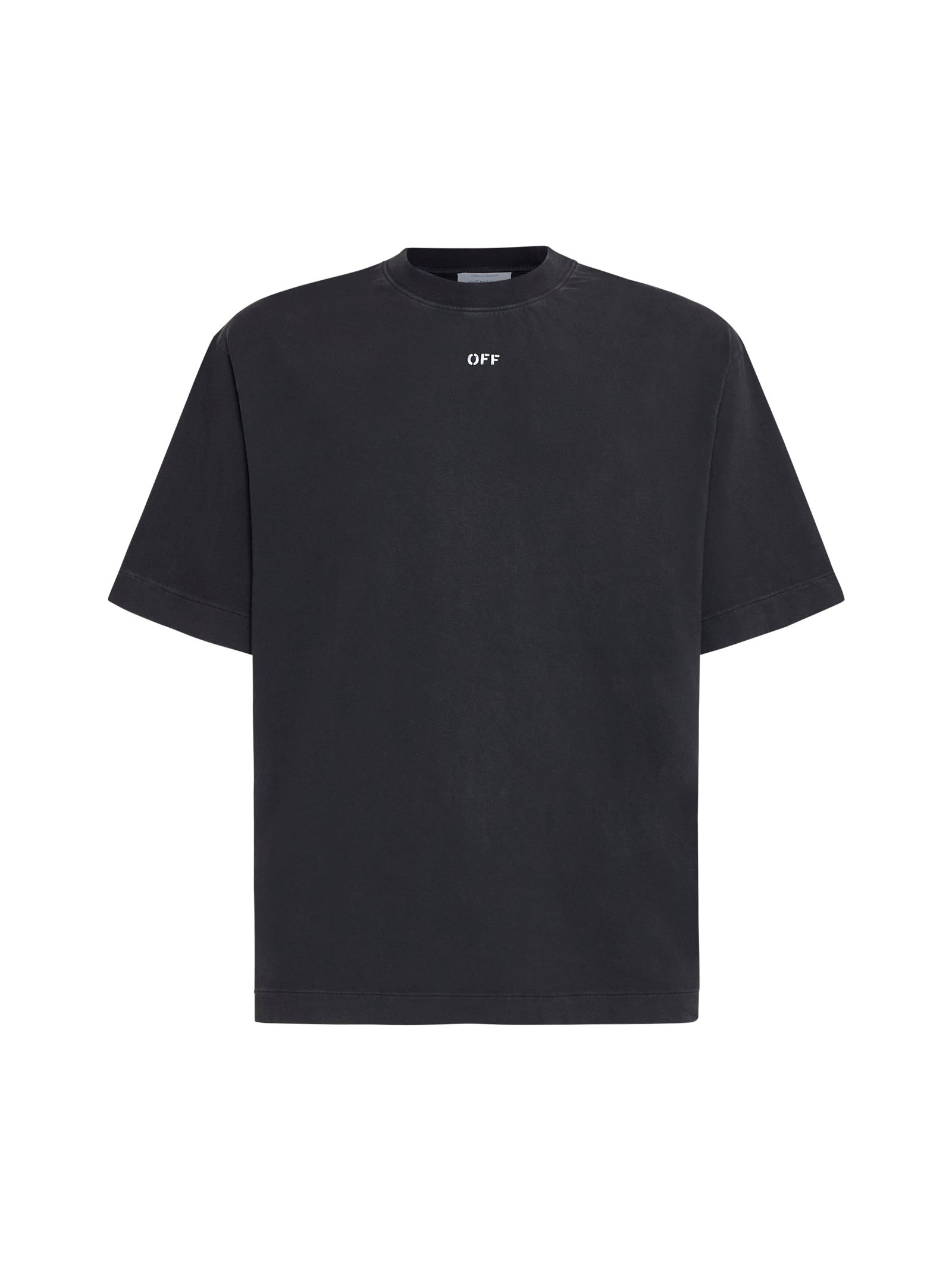 Off White Men S. Mattew Cotton T-Shirt - 1