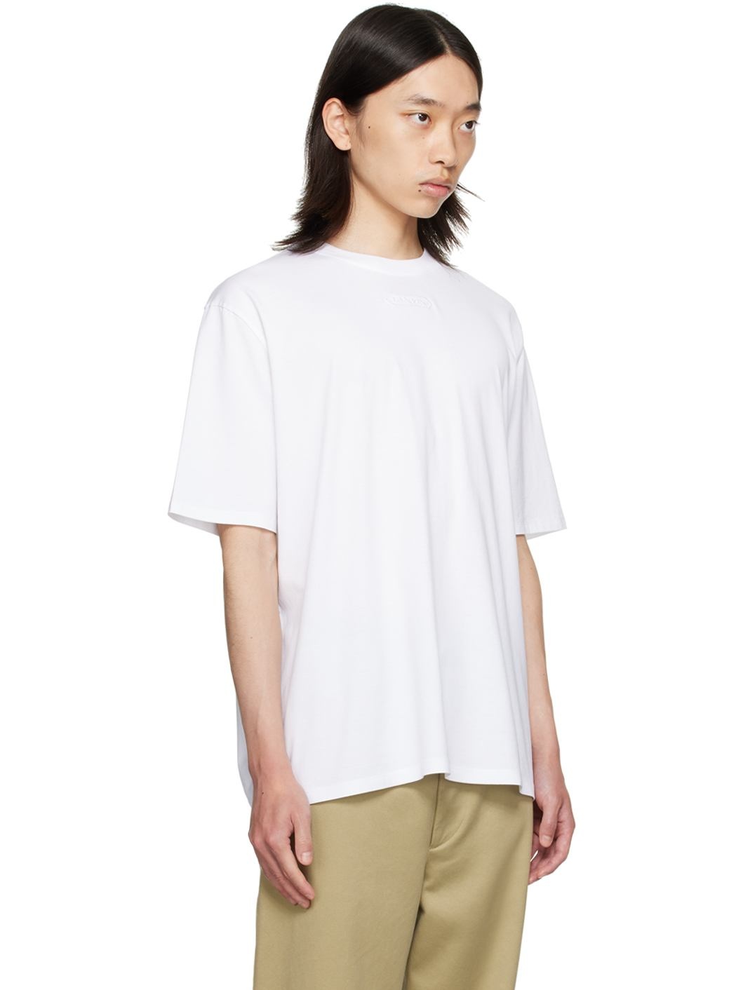 White Logo Patch T-Shirt - 2