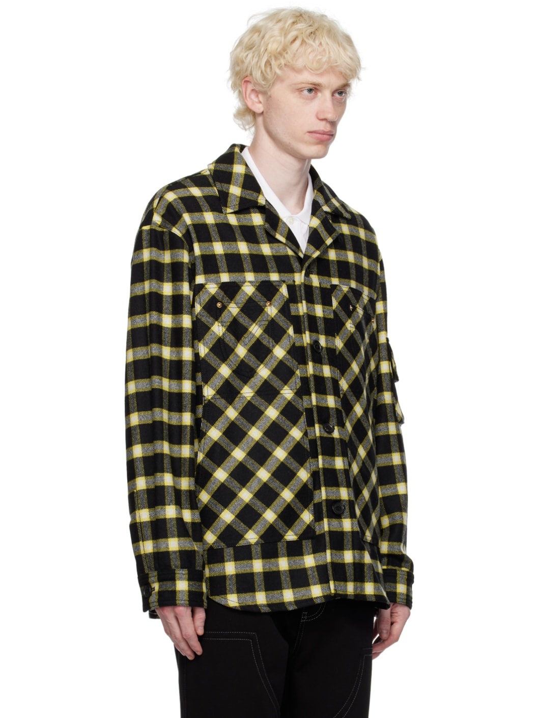 Black & Yellow Check Shirt - 2
