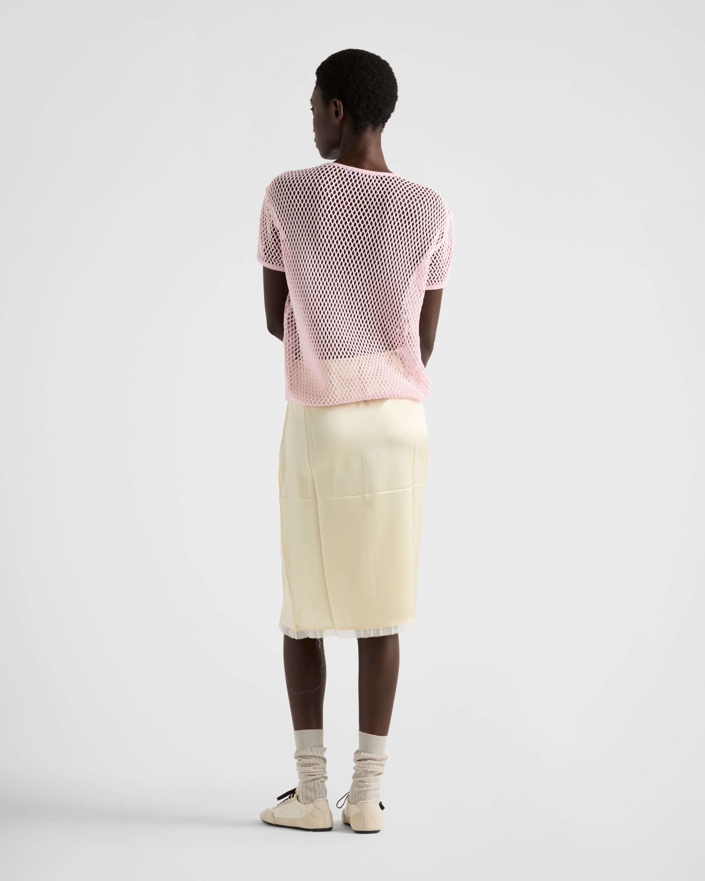 Cotton mesh top - 5