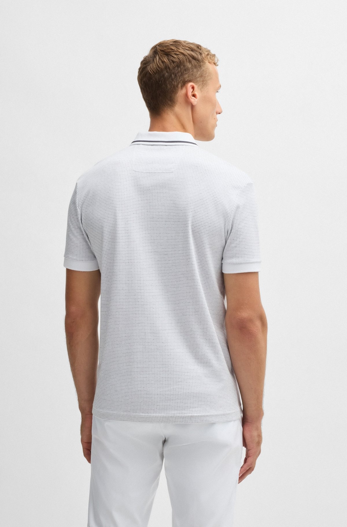 PADDY POLO SHIRT IN COTTON JACQUARD - 5