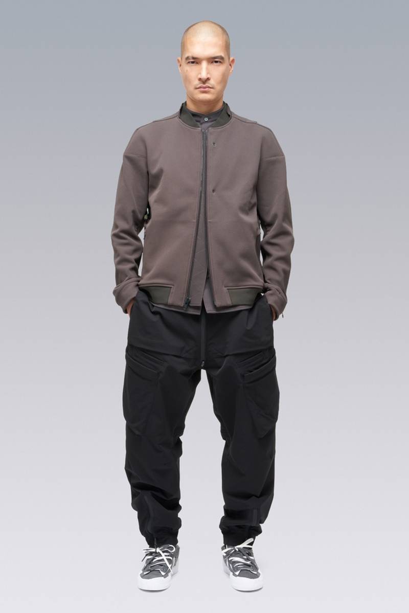 J90-SS schoeller® 3XDRY® WB-400™ Bomber Jacket Schwarzrot - 1