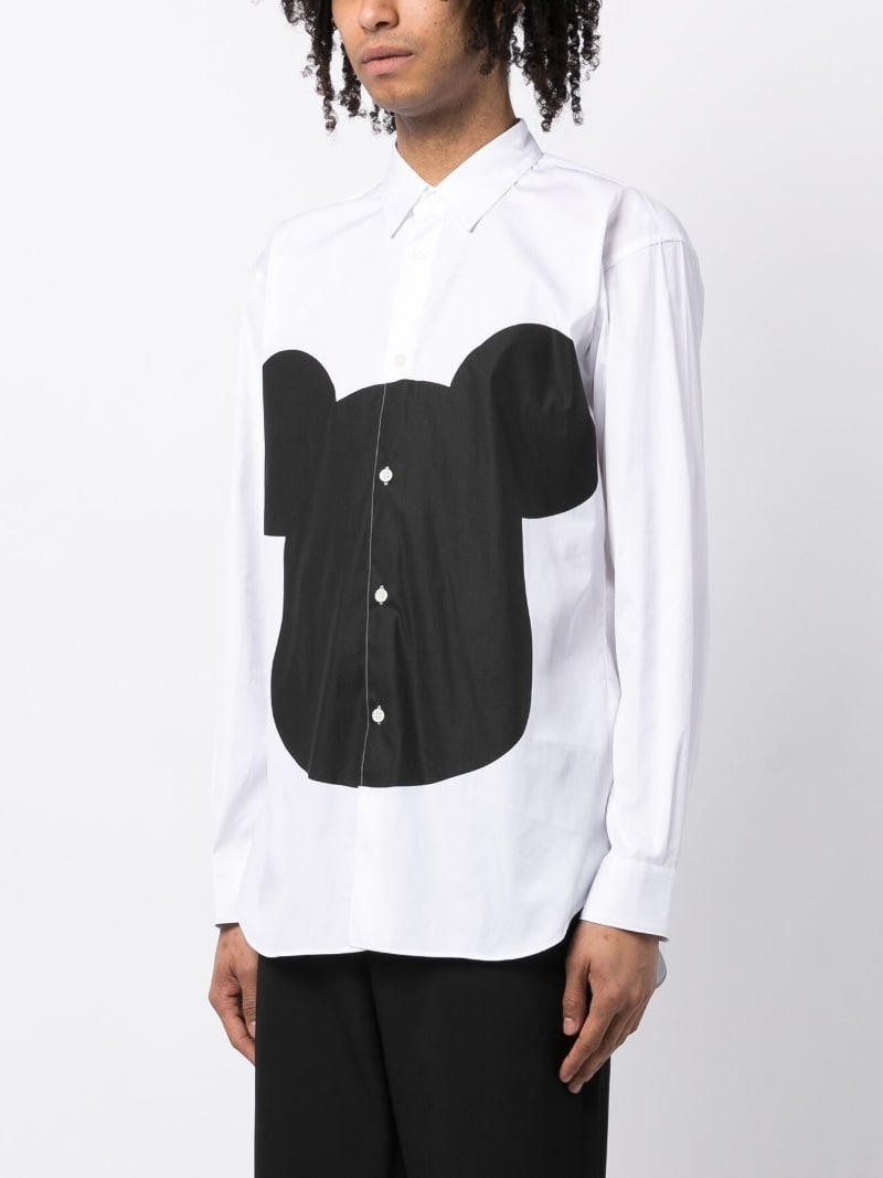 graphic-print cotton shirt - 3
