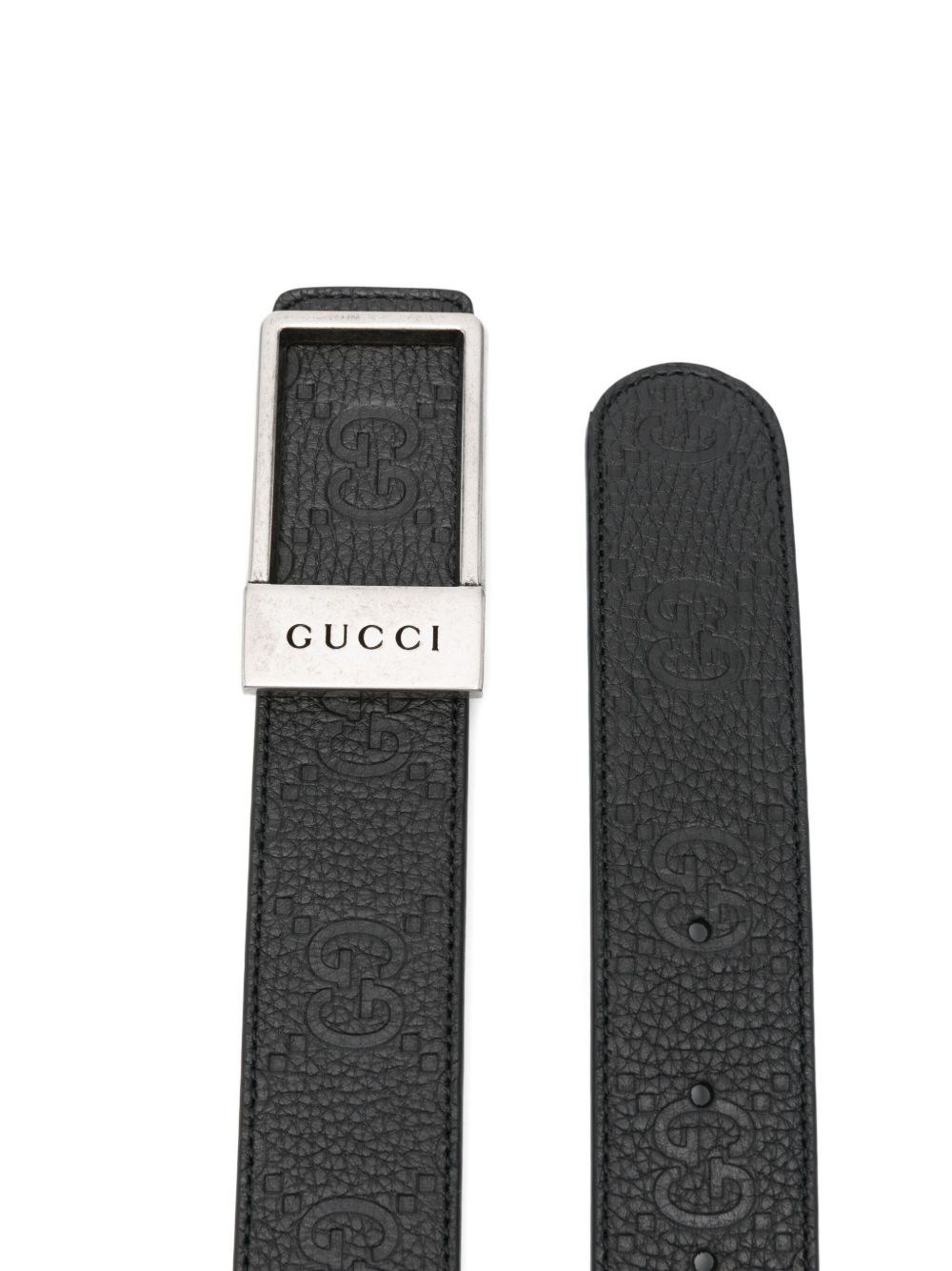 Leather reversible belt - 2