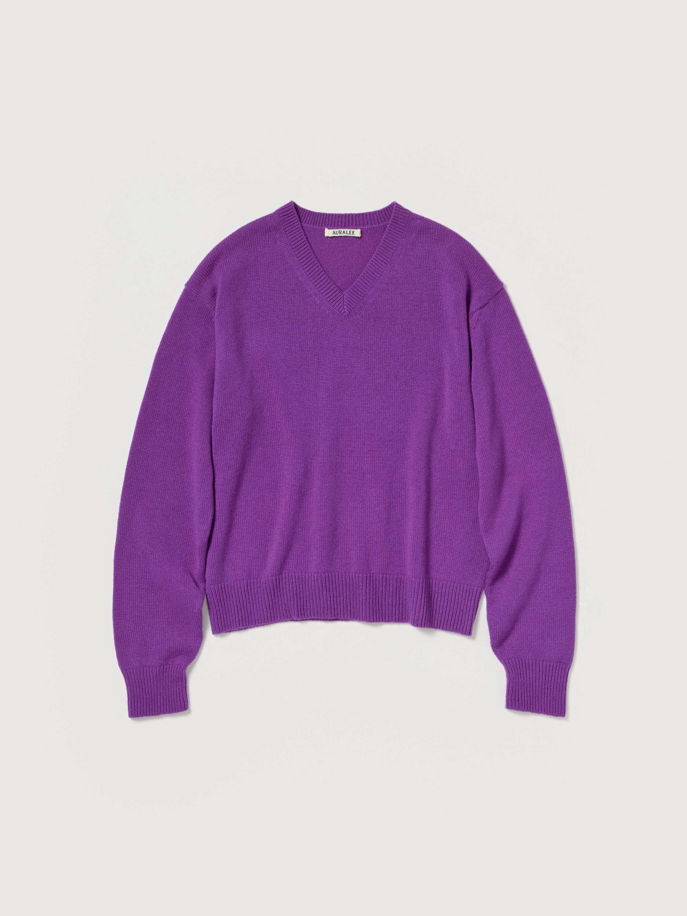 LIGHT CASHMERE KNIT V-NECK P/O - 1