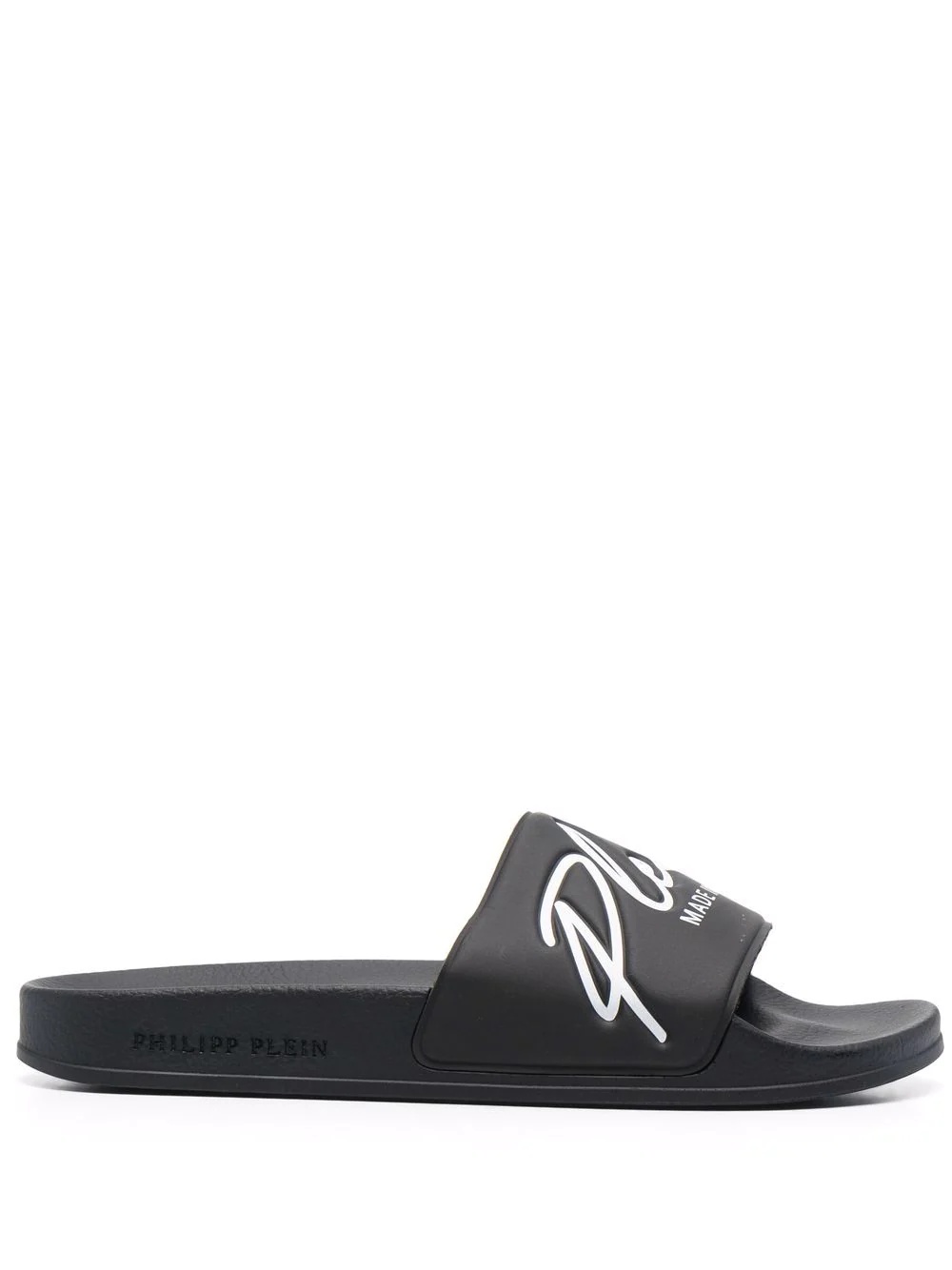 embossed logo slides - 1