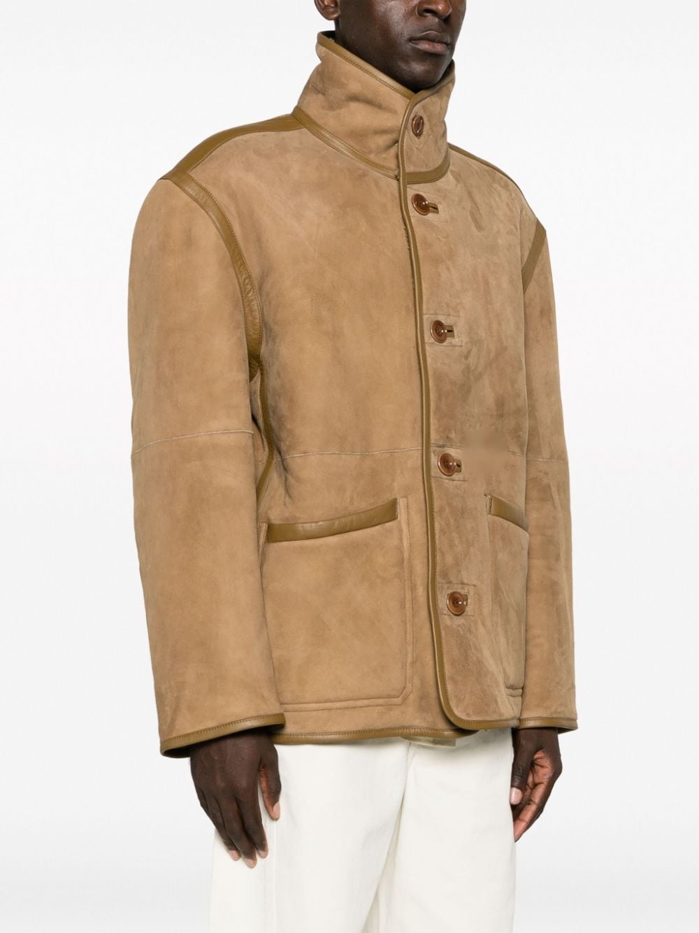 reversible shearling jacket - 3