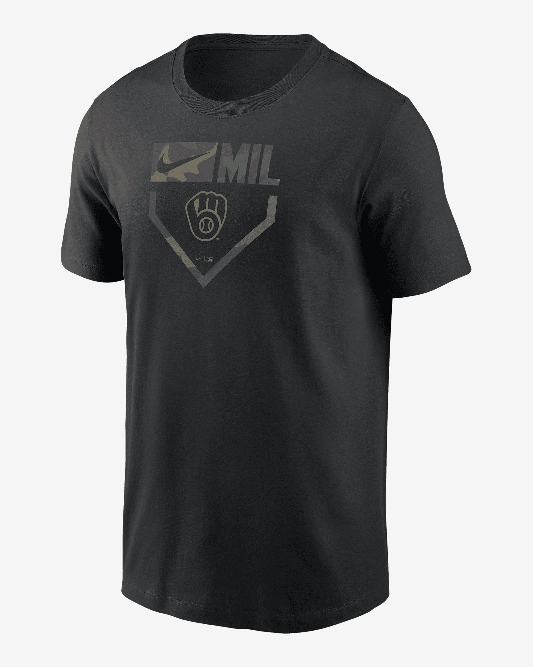 Milwaukee Brewers Camo Nike Men's MLB T-Shirt - 1