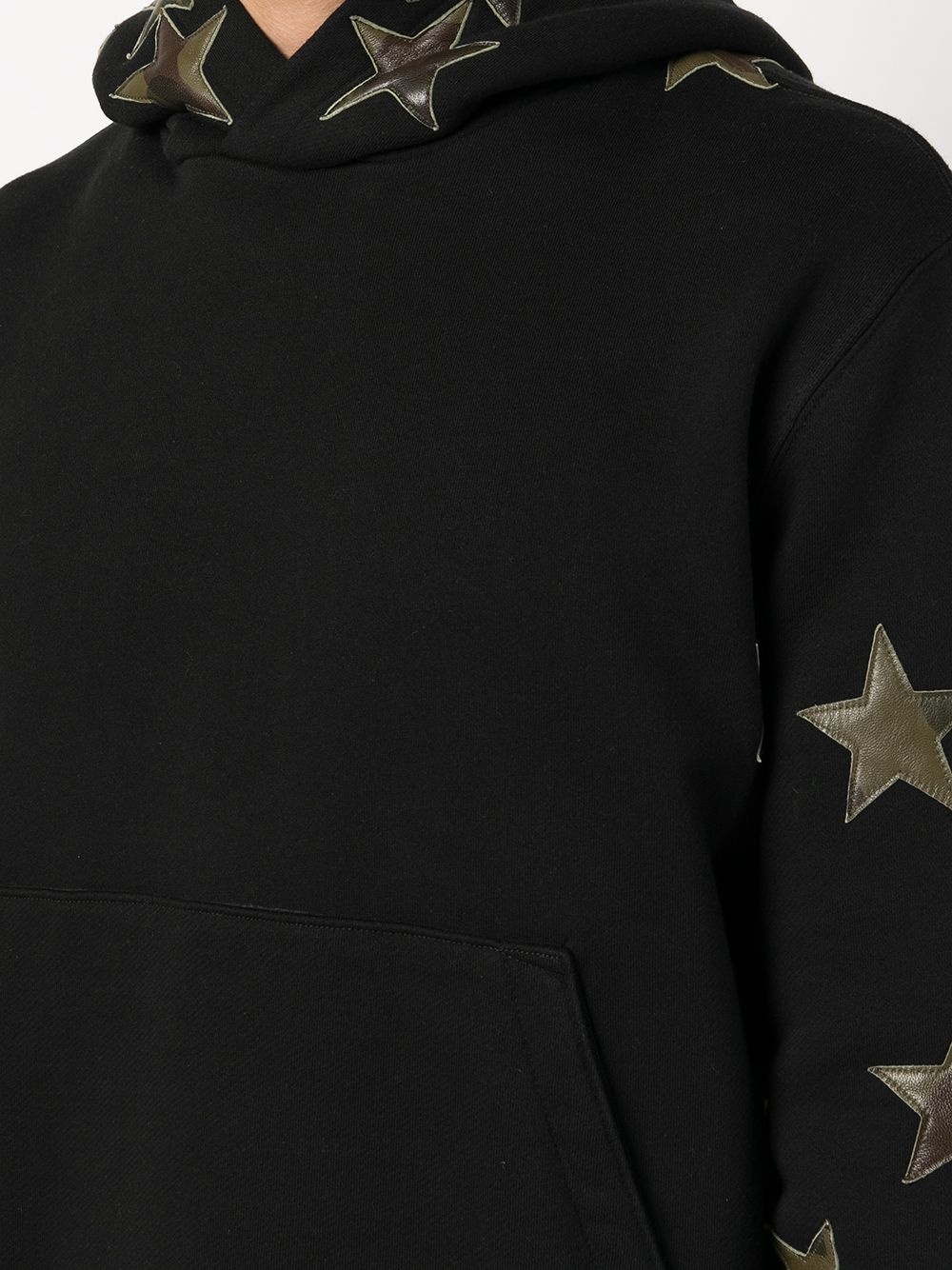 star-patch hoodie - 5