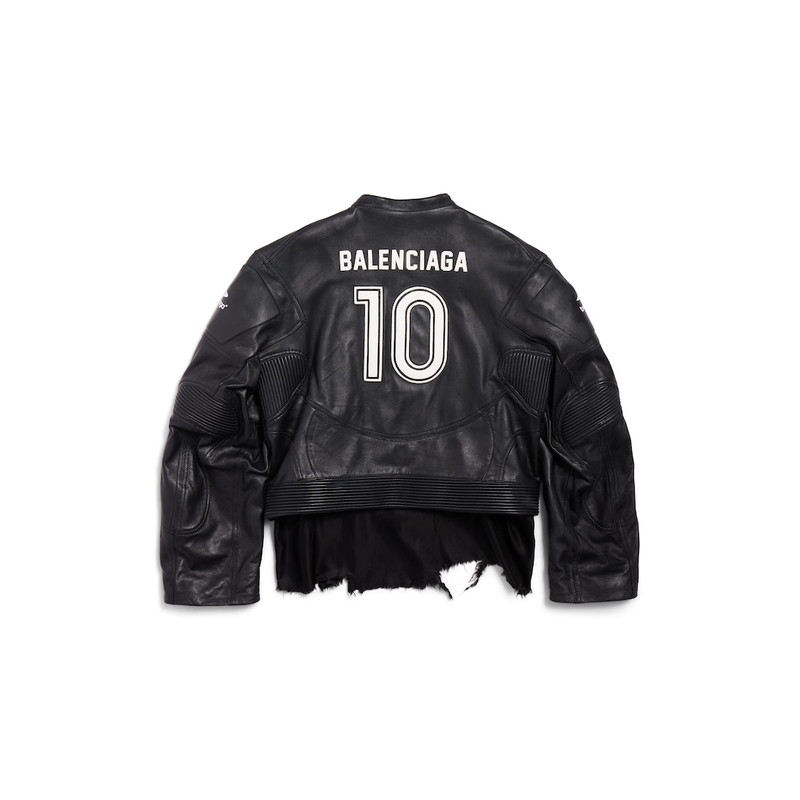 BALENCIAGA Men's Racer Jacket in Black outlook