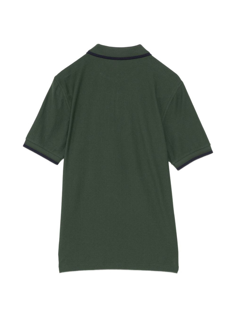 Fred Perry logo-embroidered half-zip polo shirt outlook