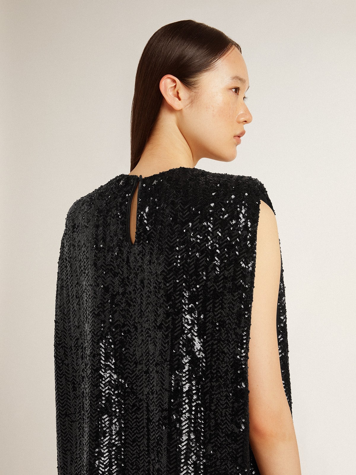 Women’s black sequin dress - 5